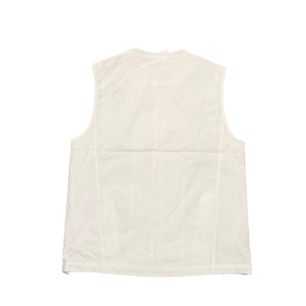 Wilson White Aston Warm-Up Full Zip Tennis Golf Vest | Size Medium - Picture 5 of 6